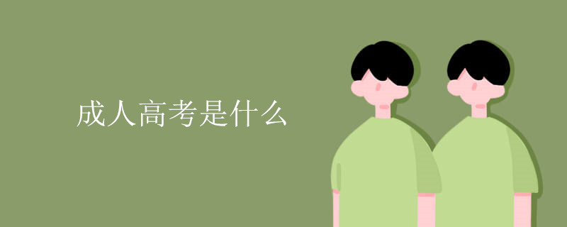 成人高考是什么