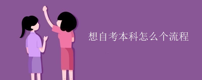 想自考本科怎么个流程