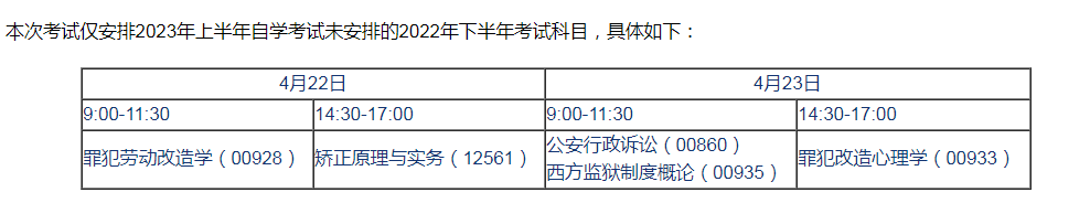 新疆2022年下半年自考考试科目有哪些